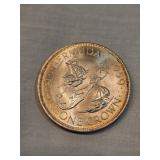 1959 1 Crown Bermuda 