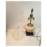 Antique Lamp With Shade  
