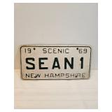 Nh License Plate Sean 1