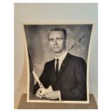 Waltham Cunningham Autographed Photo Charles Conrad Jr Autographed Photo 