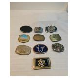 Belt Buckle Lot Of 10 