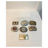 Belt Buckles Lot Of 7 