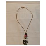 Necklace With Sterling Pendant 