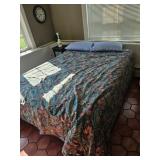 Queen Size Bed, Lamp