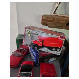 Die-Cast Toy Cars, Corvette, Thunderbird, Firebird, Mustang, Dump Truck