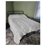 Queen Size Bed with Metal Head Board
