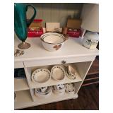 Serving/Mixing Bowl, Plates, Gravy Boat, Cups/Saucers