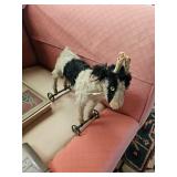 Vintage pony with wheels