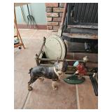 Bull dog figurine, Golf figurine door stop