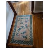 Floral door mat or runner