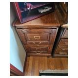 Wooden file cabinet