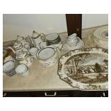 Johnson Brothers Friendly Village Serving platter and tea set