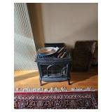 Oriental Rug, Wood Burning Stove, Serving Utensils, Casserole Dish 