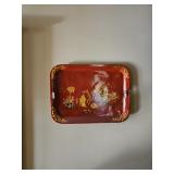 Vintage Decorative Metal Serving Tray