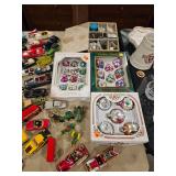 Christmas Ornaments, Die Cast Cars and Trucks