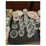 Glasses, Glass Bowls, Harvard University Mug