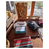 Paino Action Model, Antique Arrow Heads, Nikon Binoculars, Zippered Pouch