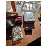 Travel Battleship Game, Canon Point and Shoot Camera, Brass Instrument Cleaning Kit