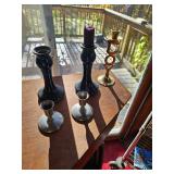 Silver Candlestick Holders