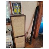 Vintage Speakers, Knife Sharpening Stones, Projection Screen