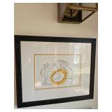 Framed Lithograph Print by Joan Miro