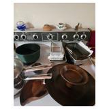 Loaf Pans, Platter, Pots