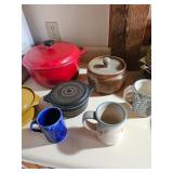 Mugs, Dutch Oven, Ceramic Pots