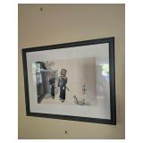 Framed Japanese Art "Zen Priest of the Duke Sect"