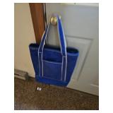 Canvas Blue Tote Bag