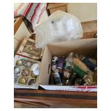Christmas Decorations, Sewing Thread Lot