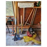 Portable Air Compressor, Garden Tools, Sledge Hammer, Bicycle Tire Pump