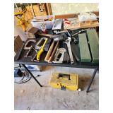 C-Clamps, Adjustable Wrench, Mallet, Oil, Staple Gun, Tool Box