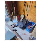 Shovels, Leaf Blower, MAP Tank and Torch