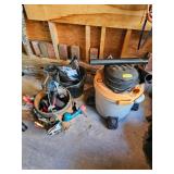 Shop Vac, Bucket of Tools