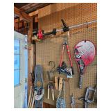 Gas Powered Weed Wacker, Chains, C Clamps, Wood Clamp, Shrub Trimmer/Shears, Loppers, Bar Clamps