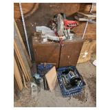 Bench top Grinder, Chop/Miter Saw