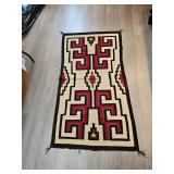 Antique Handmade Navajo Rug