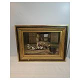 Oil On Canvas Painting By William T Robinson