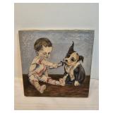 George Briard Mid Century Glass Appetizer Tray