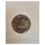 Denmark 2 Shillings Coin 1677