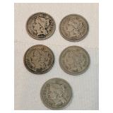 1865-69 Three Cent Pieces