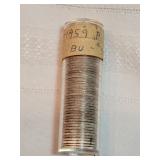 Roll Of 1959 P Silver Dimes From The Bank Marked Uncirculated 
