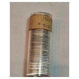 Roll Of 1961 P Washington Quarters From The Bank Marked Uncirculated 