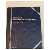 Book With 8 Canadian Quarters