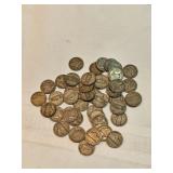 43 War Nickels Lot