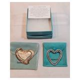 Pair Of Tiffany Hearts