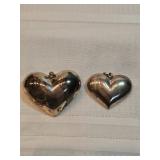 Sterling Silver Heart Pendants 