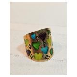 14k Gold Hearts Ring