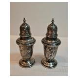 Sterling Silver Salt And Pepper Shakers