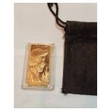 Hamilton Mint 1 Oz Silver Prospector Bat Sealed With Bag 